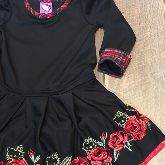 HELLO KITTY DRESS BLACK KIDS - Picture 4 of 6